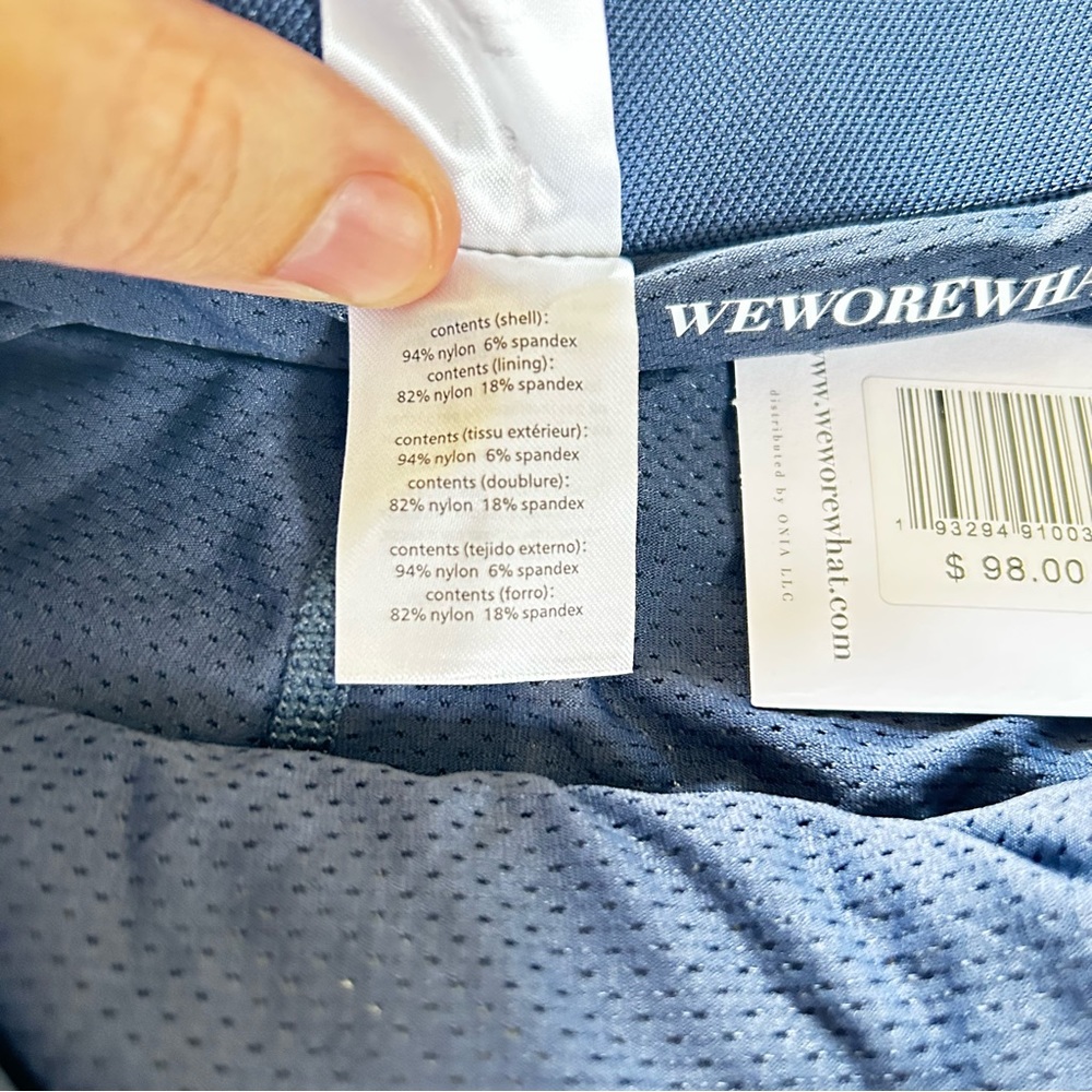 WeWoreWhat Revolve Green Plaid Tennis Skort Large NWT - Picture 9 of 9